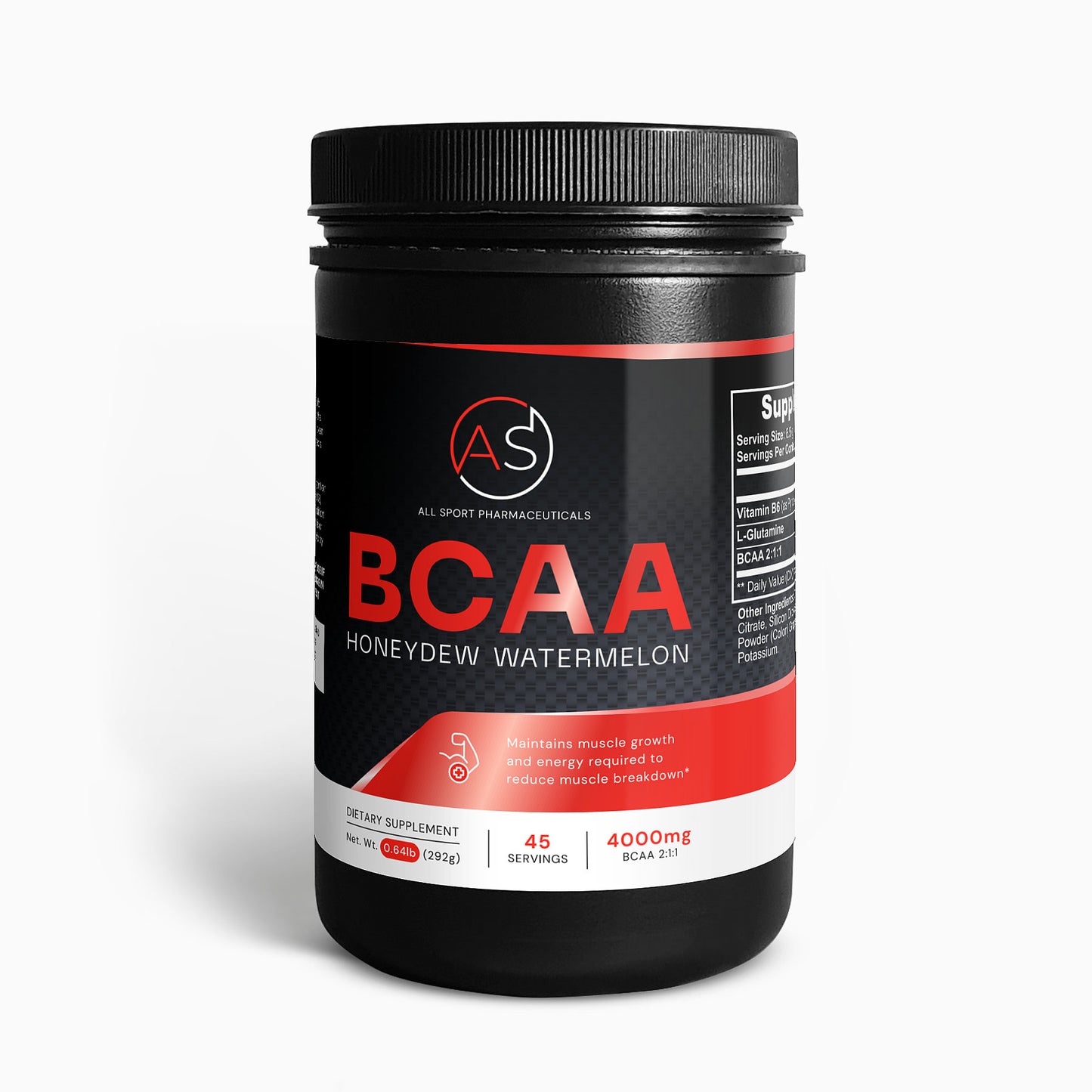 BCAA Post Workout Powder Honeydew Watermelon