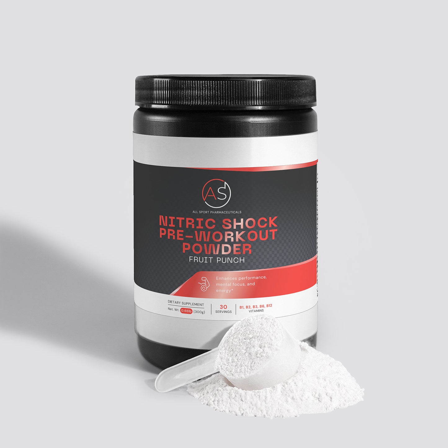 Nitric Shock Pre-Workout Powder Fruit Punch